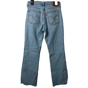 LEVI'S Wedgie Bootcut Women's Jeans Size 28X32 Premium Denim Light Wash Y2K C19